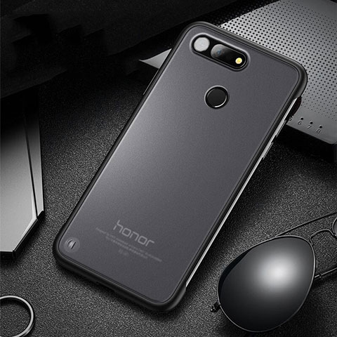 Coque Antichocs Rigide Transparente Crystal Etui Housse S03 pour Huawei Honor V20 Noir