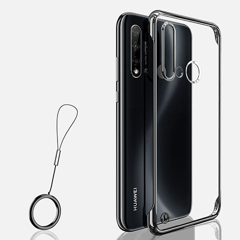 Coque Antichocs Rigide Transparente Crystal Etui Housse S03 pour Huawei P20 Lite (2019) Noir