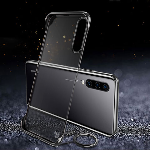 Coque Antichocs Rigide Transparente Crystal Etui Housse S03 pour Huawei P30 Noir