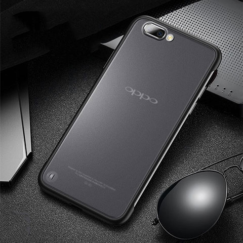 Coque Antichocs Rigide Transparente Crystal Etui Housse S03 pour Oppo R15X Noir