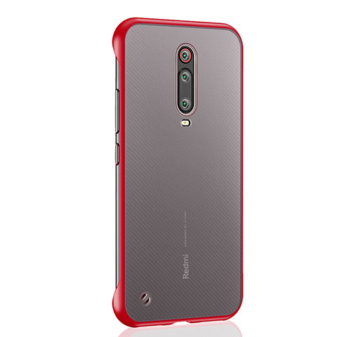 Coque Antichocs Rigide Transparente Crystal Etui Housse S03 pour Xiaomi Mi 9T Pro Rouge