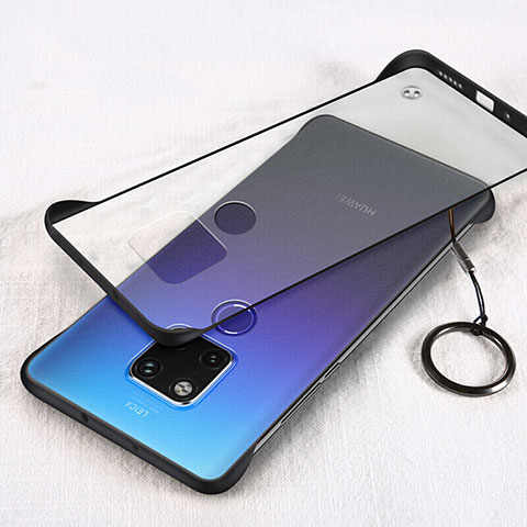 Coque Antichocs Rigide Transparente Crystal Etui Housse S04 pour Huawei Mate 20 X 5G Noir