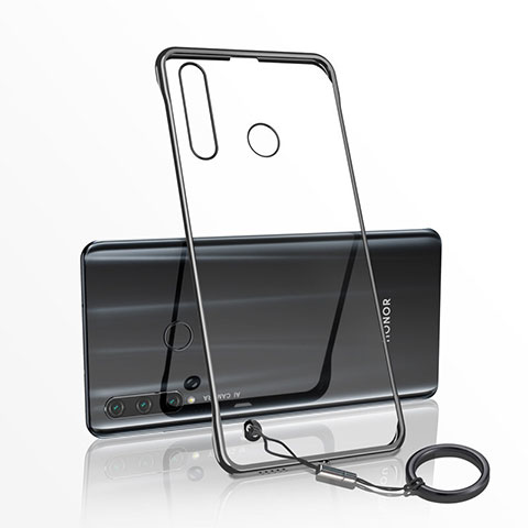 Coque Antichocs Rigide Transparente Crystal Etui Housse S05 pour Huawei Honor 20E Noir