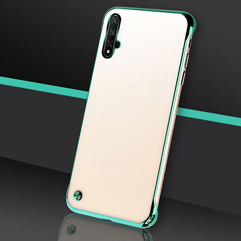 Coque Antichocs Rigide Transparente Crystal Etui Housse S05 pour Huawei Nova 5 Pro Vert