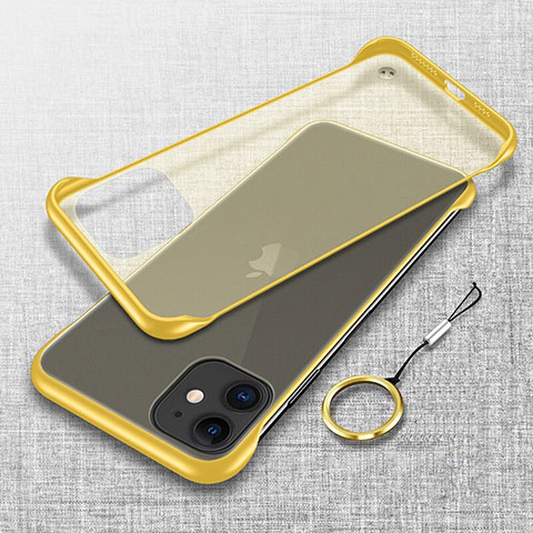 Coque Antichocs Rigide Transparente Crystal Etui Housse S06 pour Apple iPhone 11 Jaune