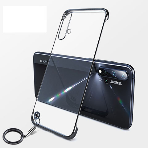 Coque Antichocs Rigide Transparente Crystal Etui Housse S06 pour Huawei Nova 5 Noir