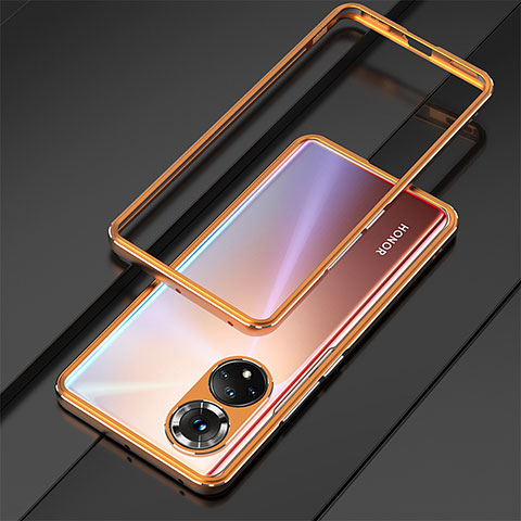 Coque Bumper Luxe Aluminum Metal Etui pour Huawei Honor 50 5G Or