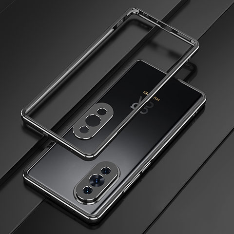 Coque Bumper Luxe Aluminum Metal Etui pour Huawei Nova 10 Noir