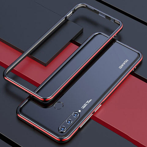 Coque Bumper Luxe Aluminum Metal Etui pour Huawei Nova 4e Rouge