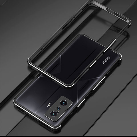 Coque Bumper Luxe Aluminum Metal Etui pour Xiaomi Poco F4 GT 5G Noir