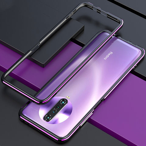 Coque Bumper Luxe Aluminum Metal Etui pour Xiaomi Redmi K30 4G Violet