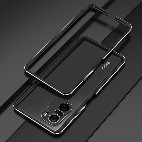 Coque Bumper Luxe Aluminum Metal Etui pour Xiaomi Redmi K40 5G Noir