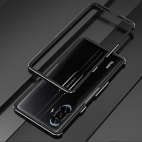 Coque Bumper Luxe Aluminum Metal Etui S01 pour Xiaomi Poco F3 GT 5G Noir