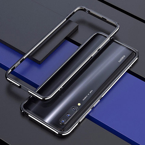 Coque Bumper Luxe Aluminum Metal Etui T01 pour Xiaomi Mi A3 Noir