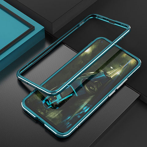 Coque Bumper Luxe Aluminum Metal Etui T02 pour Huawei Nova 7 SE 5G Vert