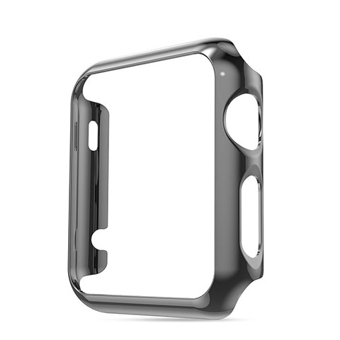 Coque Bumper Luxe Aluminum Metal pour Apple iWatch 2 38mm Gris