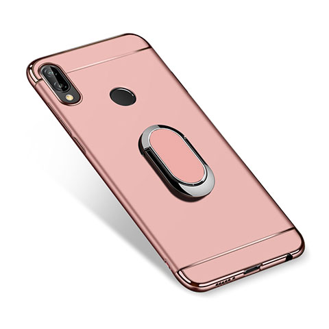 Coque Bumper Luxe Metal et Plastique Etui Housse avec Support Bague Anneau A01 pour Huawei Nova 3i Or Rose