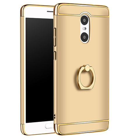 Coque Bumper Luxe Metal et Plastique Etui Housse avec Support Bague Anneau A01 pour Xiaomi Redmi Pro Or