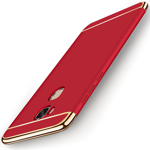 Coque Bumper Luxe Metal et Plastique Etui Housse M01 pour Huawei GR5 Rouge