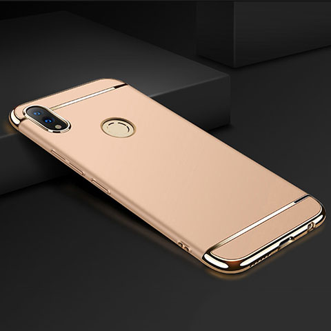 Coque Bumper Luxe Metal et Plastique Etui Housse M01 pour Huawei Honor 8X Or