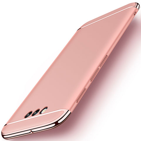 Coque Bumper Luxe Metal et Plastique Etui Housse M01 pour Huawei Honor Magic Or Rose