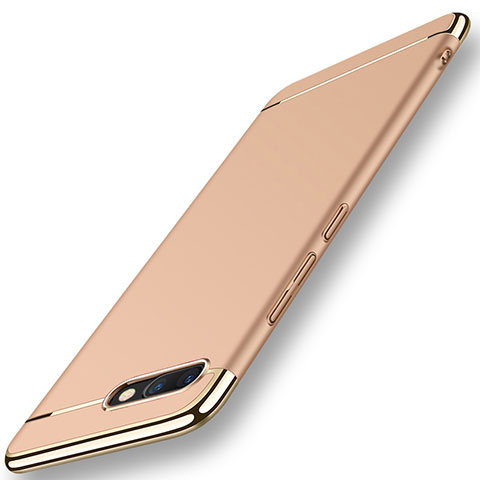 Coque Bumper Luxe Metal et Plastique Etui Housse M01 pour Huawei Honor V10 Or