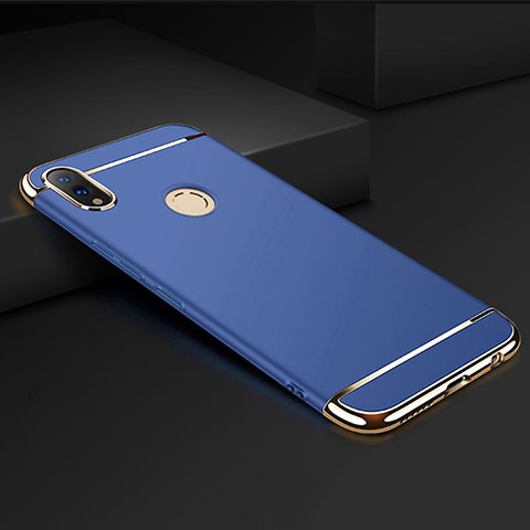 Coque Bumper Luxe Metal et Plastique Etui Housse M01 pour Huawei Honor View 10 Lite Bleu