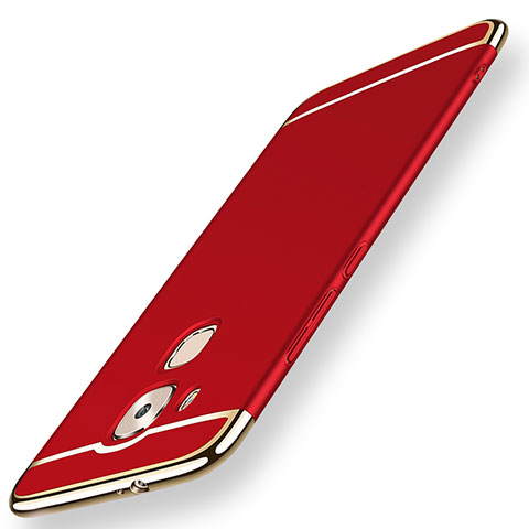 Coque Bumper Luxe Metal et Plastique Etui Housse M01 pour Huawei Mate 7 Rouge