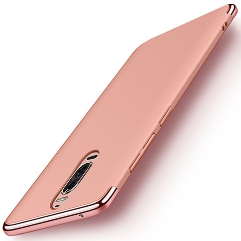 Coque Bumper Luxe Metal et Plastique Etui Housse M01 pour Huawei Mate 9 Pro Or Rose