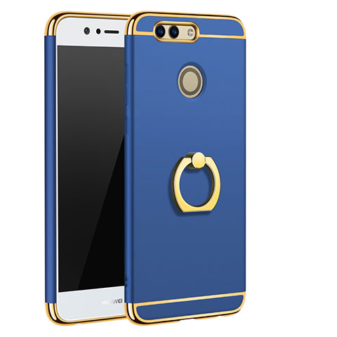 Coque Bumper Luxe Metal et Plastique Etui Housse M01 pour Huawei Nova 2 Bleu