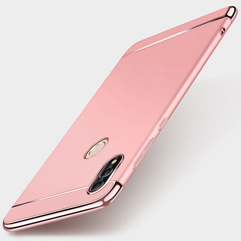 Coque Bumper Luxe Metal et Plastique Etui Housse M01 pour Huawei P Smart (2019) Or Rose