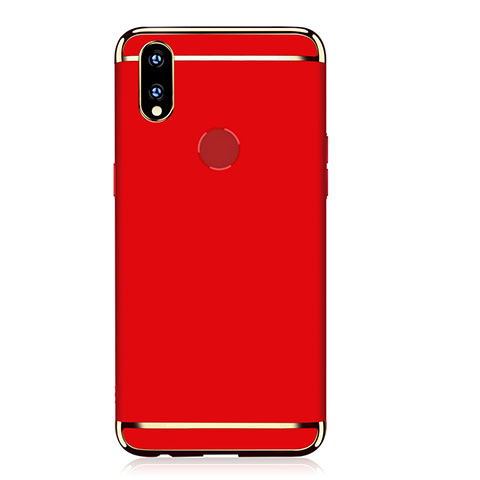 Coque Bumper Luxe Metal et Plastique Etui Housse M01 pour Huawei P Smart+ Plus Rouge