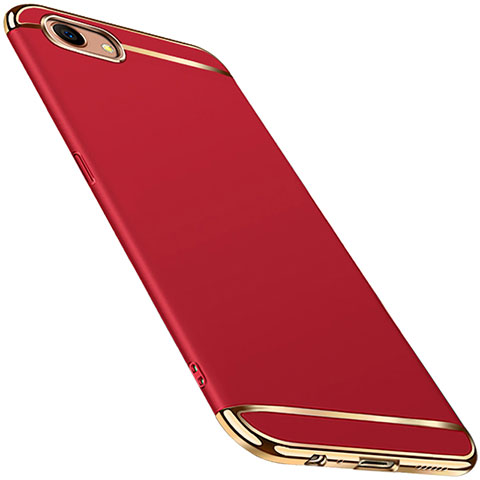 Coque Bumper Luxe Metal et Plastique Etui Housse M01 pour Oppo A3 Rouge