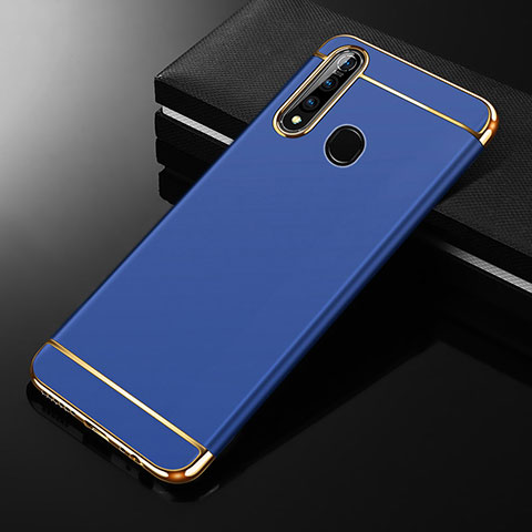 Coque Bumper Luxe Metal et Plastique Etui Housse M01 pour Oppo A31 Bleu