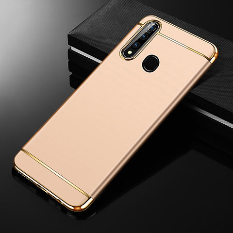 Coque Bumper Luxe Metal et Plastique Etui Housse M01 pour Oppo A31 Or