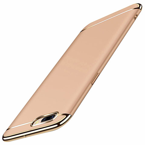 Coque Bumper Luxe Metal et Plastique Etui Housse M01 pour Oppo AX5 Or