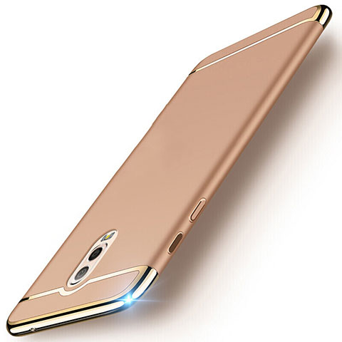 Coque Bumper Luxe Metal et Plastique Etui Housse M01 pour Samsung Galaxy C8 C710F Or