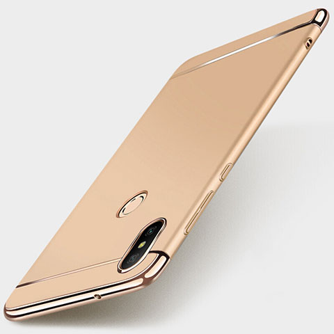 Coque Bumper Luxe Metal et Plastique Etui Housse M01 pour Xiaomi Mi A2 Lite Or