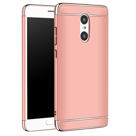 Coque Bumper Luxe Metal et Plastique Etui Housse M01 pour Xiaomi Redmi Pro Or Rose