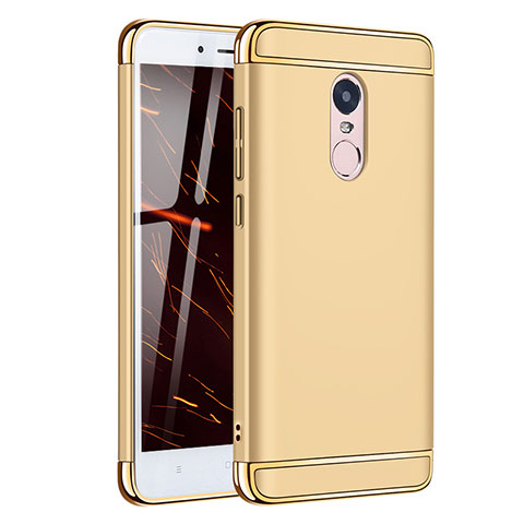 Coque Bumper Luxe Metal et Plastique Etui Housse M02 pour Xiaomi Redmi Note 4 Or