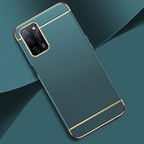 Coque Bumper Luxe Metal et Plastique Etui Housse P02 pour Oppo A53s 5G Vert