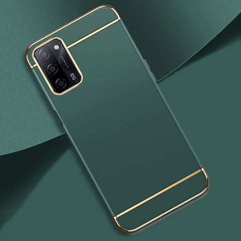 Coque Bumper Luxe Metal et Plastique Etui Housse P02 pour Oppo A53s 5G Vert Nuit