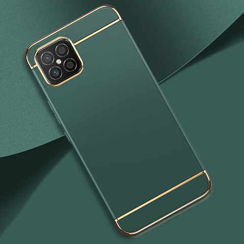 Coque Bumper Luxe Metal et Plastique Etui Housse pour Huawei Nova 8 SE 4G Vert Nuit