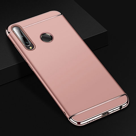 Coque Bumper Luxe Metal et Plastique Etui Housse T01 pour Huawei Honor 20 Lite Or Rose