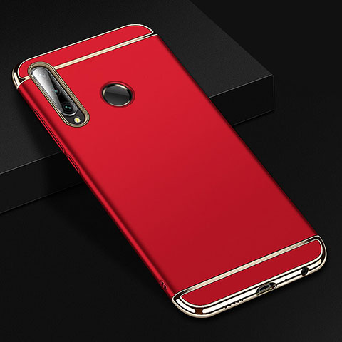 Coque Bumper Luxe Metal et Plastique Etui Housse T01 pour Huawei Honor 20 Lite Rouge