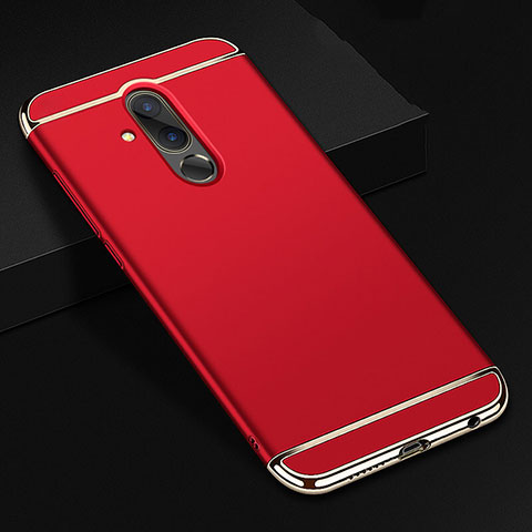 Coque Bumper Luxe Metal et Plastique Etui Housse T01 pour Huawei Mate 20 Lite Rouge