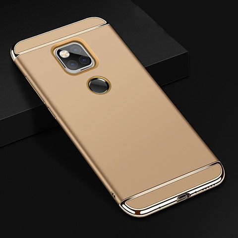 Coque Bumper Luxe Metal et Plastique Etui Housse T01 pour Huawei Mate 20 X 5G Or