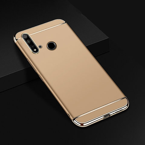 Coque Bumper Luxe Metal et Plastique Etui Housse T01 pour Huawei Nova 5i Or