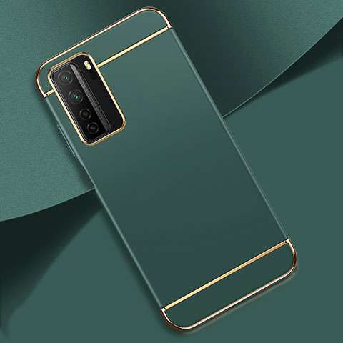 Coque Bumper Luxe Metal et Plastique Etui Housse T01 pour Huawei Nova 7 SE 5G Vert