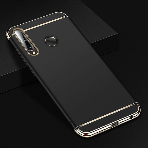 Coque Bumper Luxe Metal et Plastique Etui Housse T01 pour Huawei P Smart+ Plus (2019) Noir